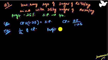 Mixtures and Alligations (Questions) - Video Part 3