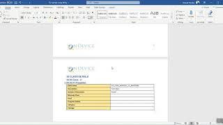 Famous ODS Technical Specification Generator Demo Profile