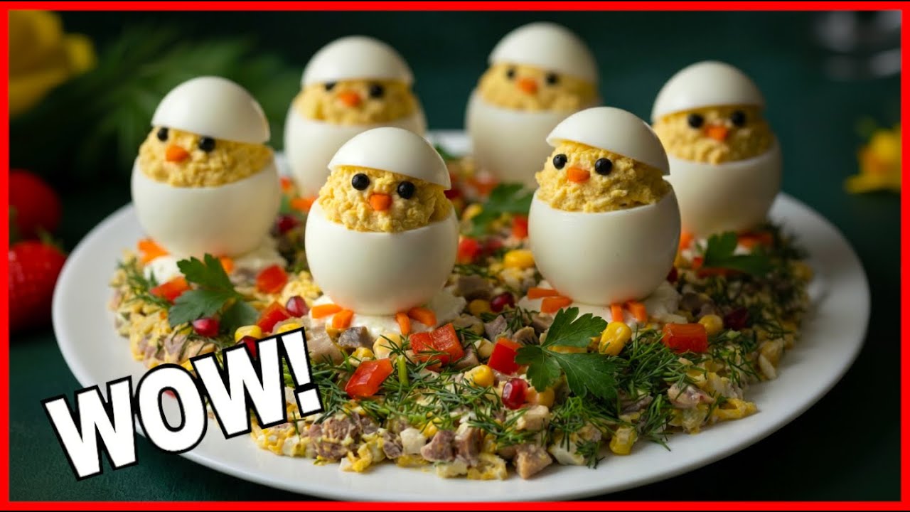 Der Hit auf jeder Party! 🐣 Gefüllte Eier 