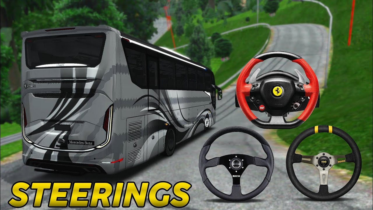 Top 5 Steering Wheel Mods for BUSSID v4.4 | Realistic Bus Driving Experience!