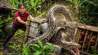 Celebrity 72 Hours of Survival: One Wrong Move Could Cost Everything – Trapping a Giant Python on the Farm Wealth