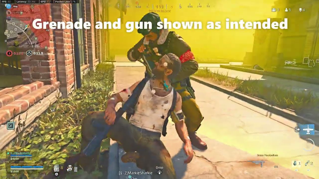 "UNLIKELY VOLUNTEER" finisher. Longest animation ever? BUGGED & not bugged shown. Downed version