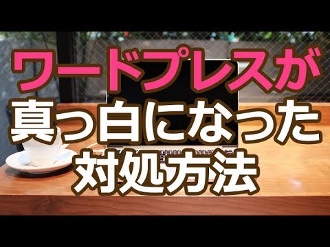 ワードプレス更新後に投稿「新規追加」が真っ白になった時の対処方法