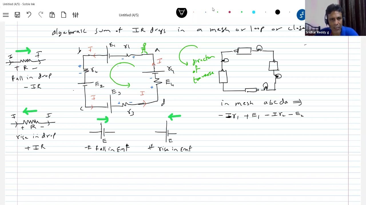 series parallel, KCL,KVL loop analysis,