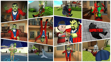 Scary Stranger 3D - Failed Ending Vs Good Ending - All Levels