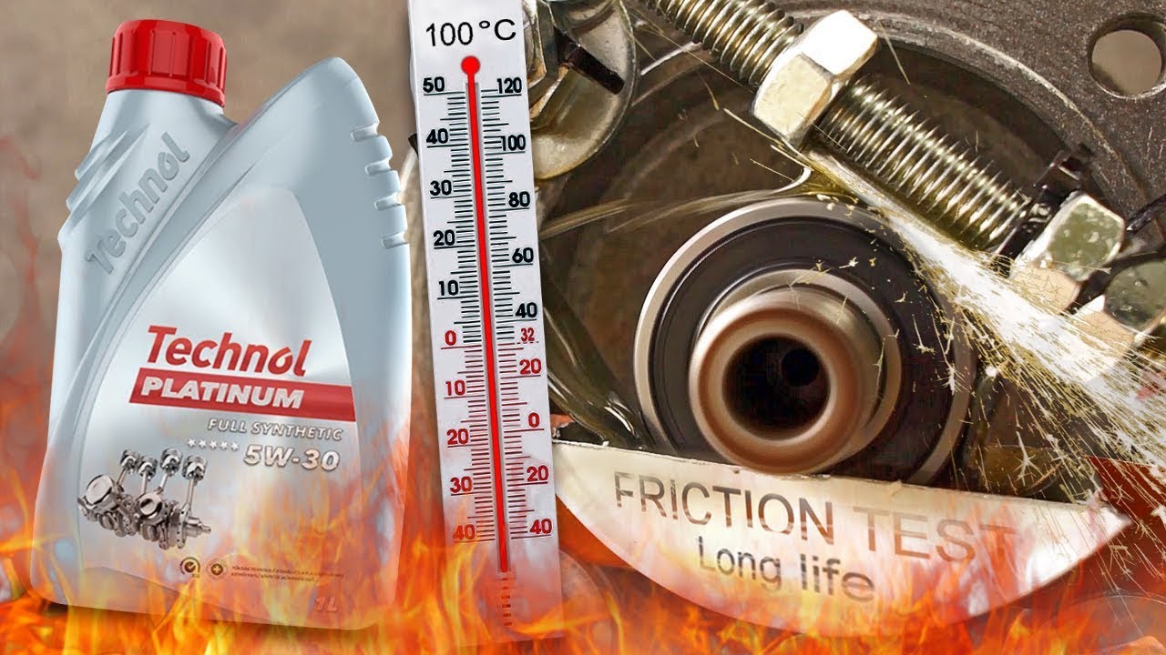 Technol Platinum 5W30 Как масло эффективно защищает двигатель? 100 ° С