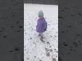 First time in snow!