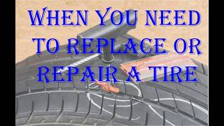 When you need to replace or repair a tire.