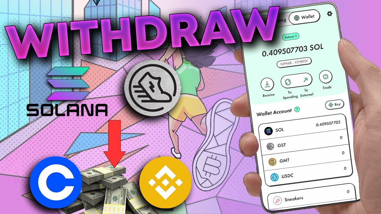 How To Cashout Money From Stepn | GST/SOL WITHDRAW