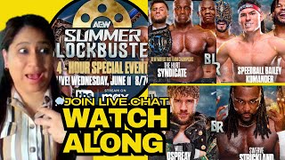 🔴AEW SUMMER BLOCKBUSTER LIVE STREAM I AEW DYNAMITE (Watch Along 06/11/25).