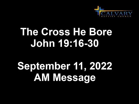 The Cross He Bore