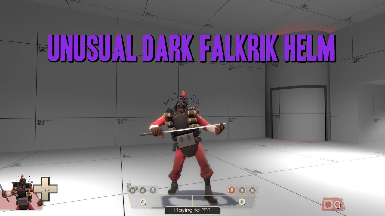 Team Fortress 2 Unusual Dark Falkrik Helm [Effect Nuts n' Bolts