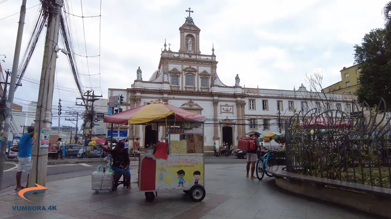 SALVADOR BAHIA - CAMINHANDO NO CENTRO AV SETE DE SETEMBRO ATÉ ESTAÇÃO DA LAPA