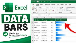 How to Add Data Bars in Excel | Conditional Formatting Tutorial
