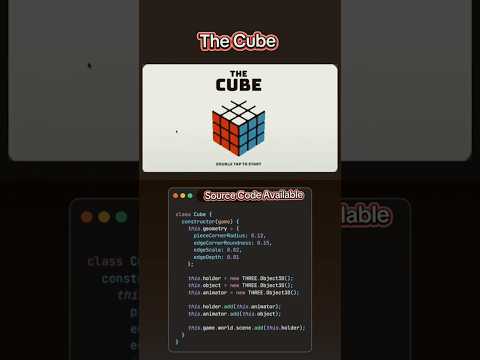 Create a Stunning 3D Cube with HTML CSS JavaScript Web Animation Tutorial