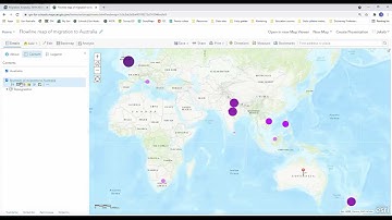 Creating a flowline map in ArcGIS Online