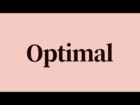 Optimal Meaning and Definition