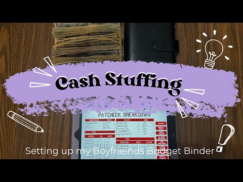 Cash Stuffing | Setting Up my Boyfriends Budget Binder | June Tips #1