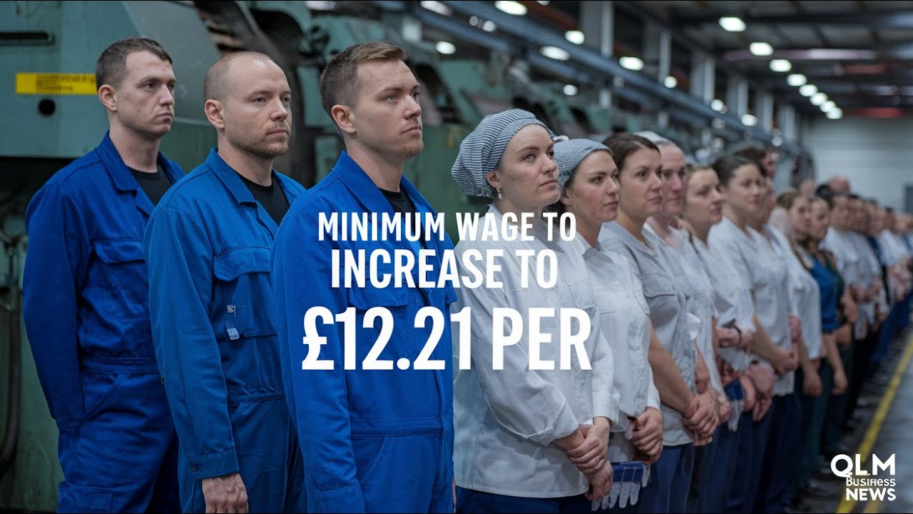 UK Minimum Wage to Rise to £12.21 an Hour in April 2025