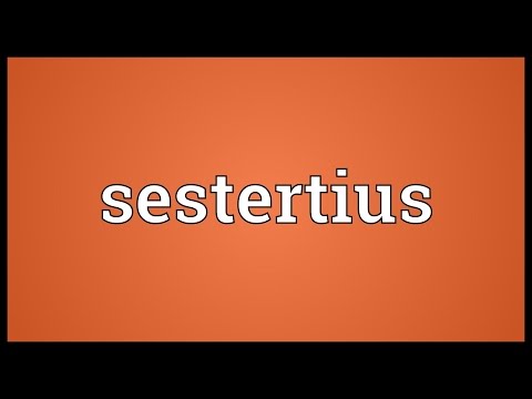 Sestertius Meaning