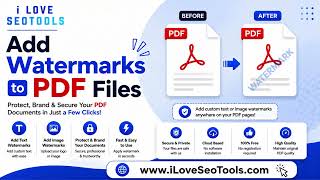 Free PDF Watermark Tool – Add Watermarks to PDF Online
