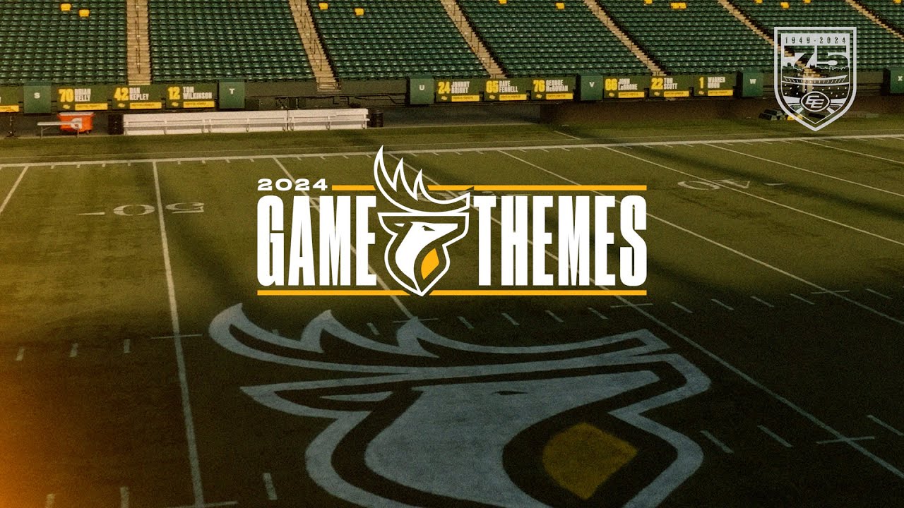 Edmonton Elks Unveil 2024 Game Themes