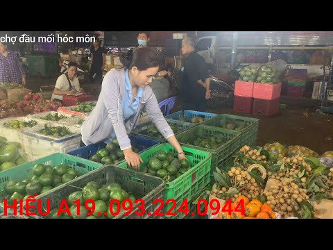 Video 289#NHÃN THÁI,HỒNG VUÔNG,XOÀI ĐÀI LOAN,CHỢ ĐẦU MỐI HÓC... - youtube