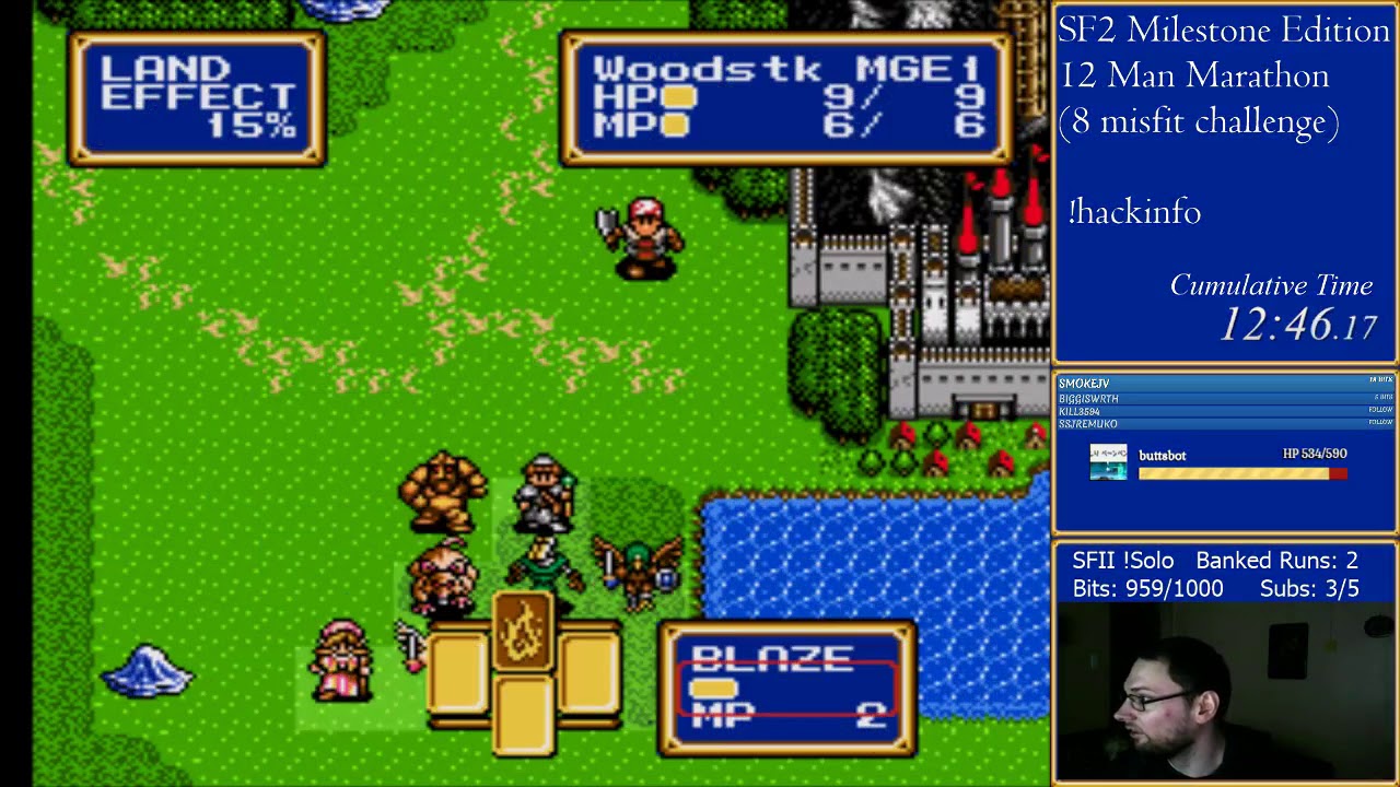 Shining Force II Milestone Edition 12 Man Rom Hack Misfits Shining force ii milestone edition 12 man rom hack misfits