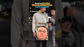Ranking funniest Glow up Or Glow down #shorts
