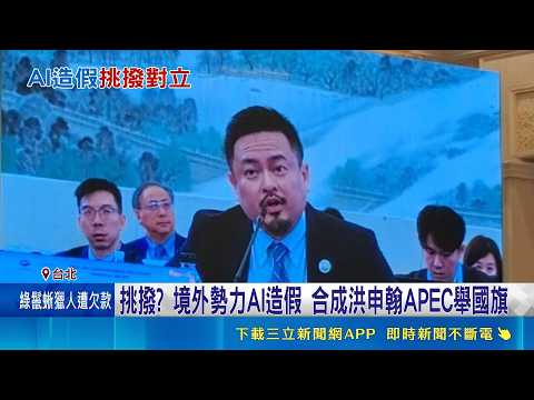 Fake! Netizens Fabricate Image of Hung Sun-han Holding ROC Flag at APEC; Liang Wen-chieh Mocks: E...