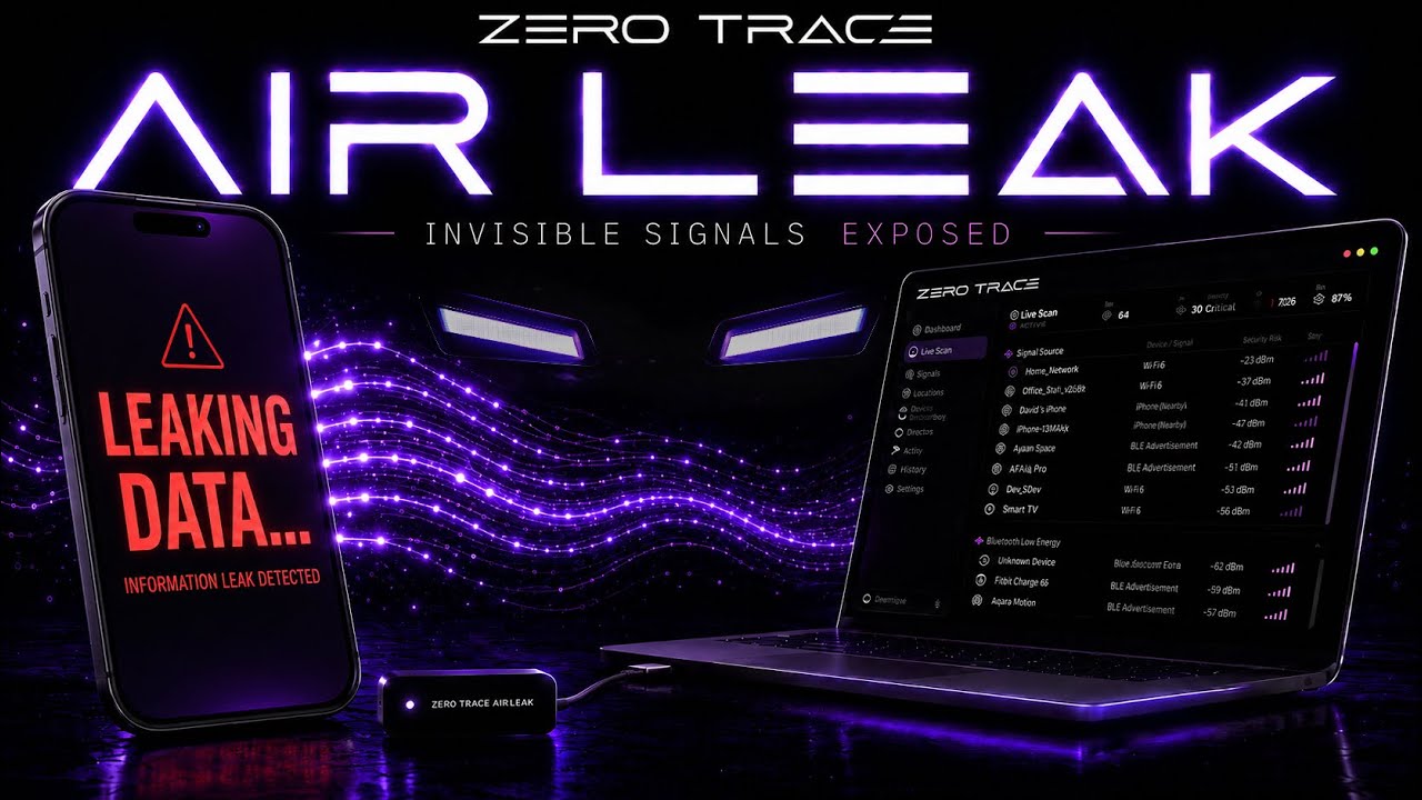 See What Your Devices Are Leaking! ZeroTrace AirLeak Explained + DIY Build