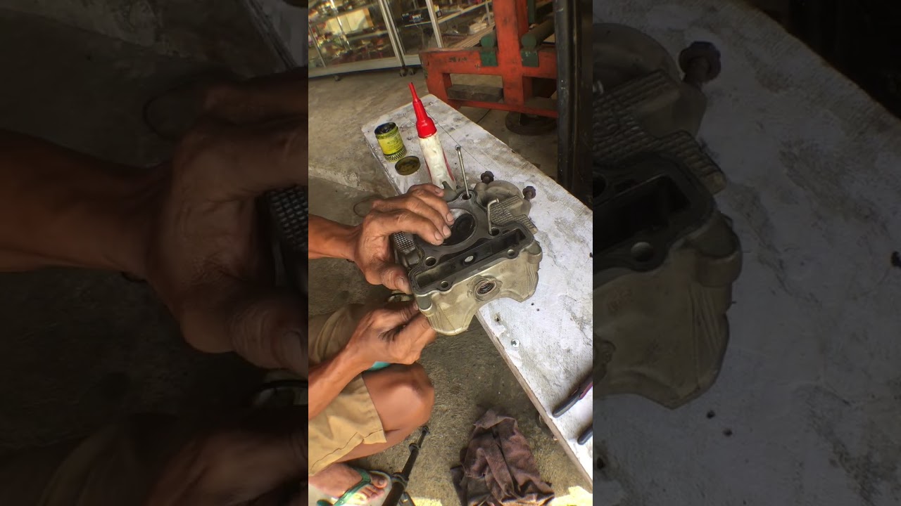 Cara skir klep menggunakan bor @ajiis100 