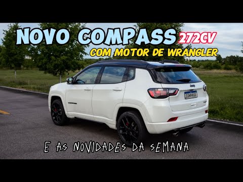 Jeep Compass e Jeep Commander com novo motor 2.0 turbo de 272cv e as novidades da semana