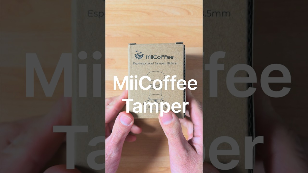 MiiCoffee calibrated tamper.