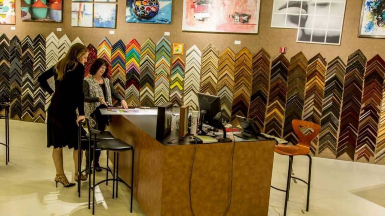 Custom Picture & Art Framing Boca Raton FL (5619944422) YouTube