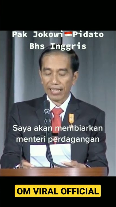 Pidato Bahasa Inggris Pak Jokowi. #jokowi #presidenjokowi #shorts