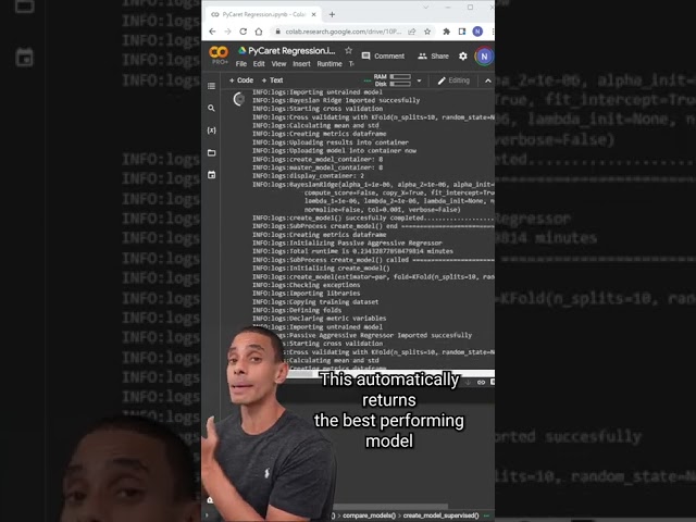 Building regression MACHINE LEARNING models but in 7 automated lines of code?!? class=