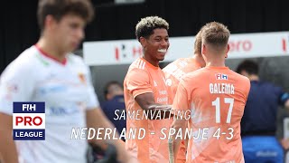 Samenvatting FIH Pro League (H): Nederland - Spanje