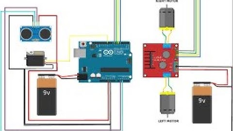how to make a obstacle avoiding robot using arduino uno and l298n motor driver