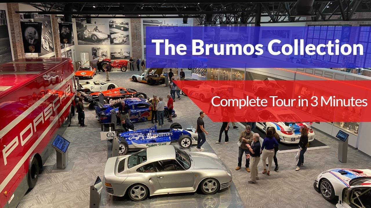 Brumos Car Collection COMPLETE TOUR In 3 Minutes | Classic Racecars and more! Jacksonville Florida
