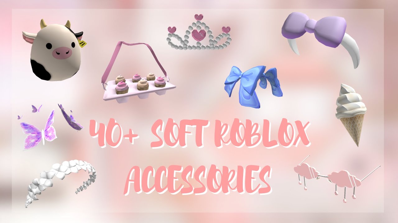 Soft pink roblox girl with yellow accessories