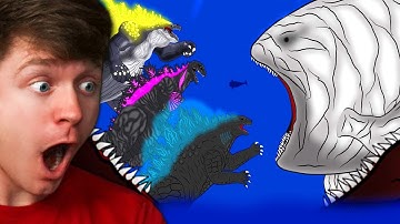 Reacting to BLOOP vs GODZILLA MONSTERS! (Epic)