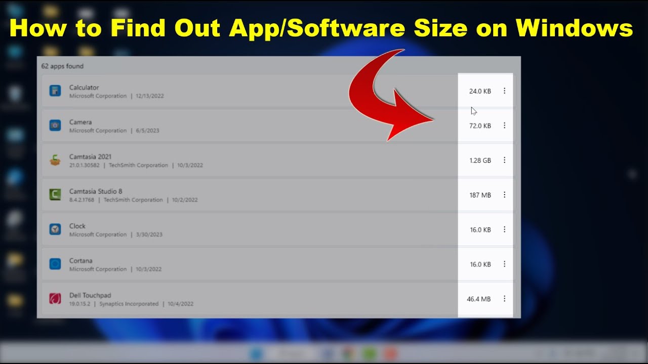 How To Check App Size On Windows 11 2 Easy Methods YouTube