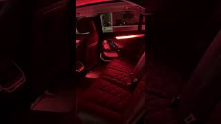BMW 7 Series G70 Rear Door Crystal Ambient Light Retrofit | Ambient Light Color Sync