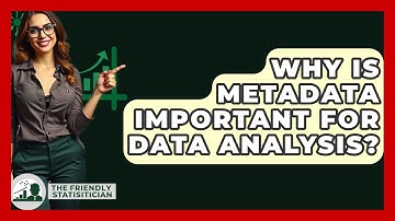 Why Is Metadata Important For Data Analysis? - The Friendly Statistician