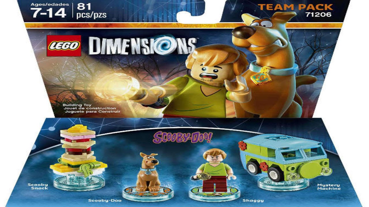 Lego Dimensions Scooby Doo Team Pack Unbox And Build Youtube