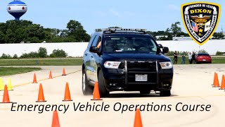 Emergency Vehicle Operations Course EVOC Dixon Police Department