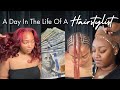 A DAY IN THE LIFE OF A NYC HAIRSTYLIST | SLOW WEEK, I HAD TO BAN A CLIENT TRADITIONAL SEW IN + MORE