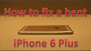 How-to fix a bent iPhone