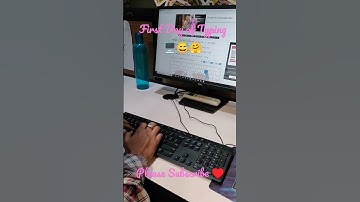 First Day of Typing I Ldc Exam l High Court Exam | SSC Exam | Typing Exam I #typing #shorts